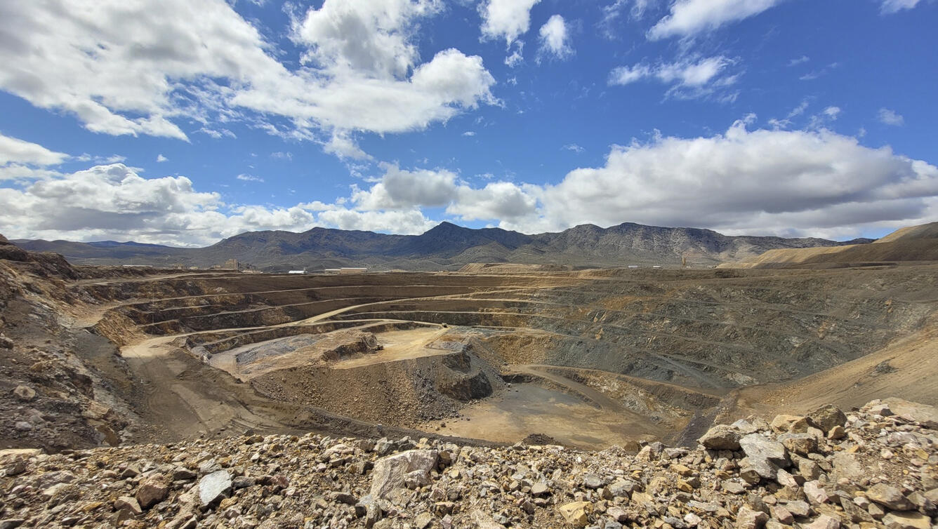 Mountain Pass rare earth mine in California